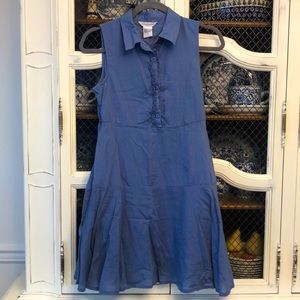 Girls blue sleeveless dress!